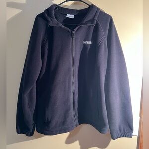 Men’s Columbia Charcoal Fleece Jacket Full Zip Size 2X